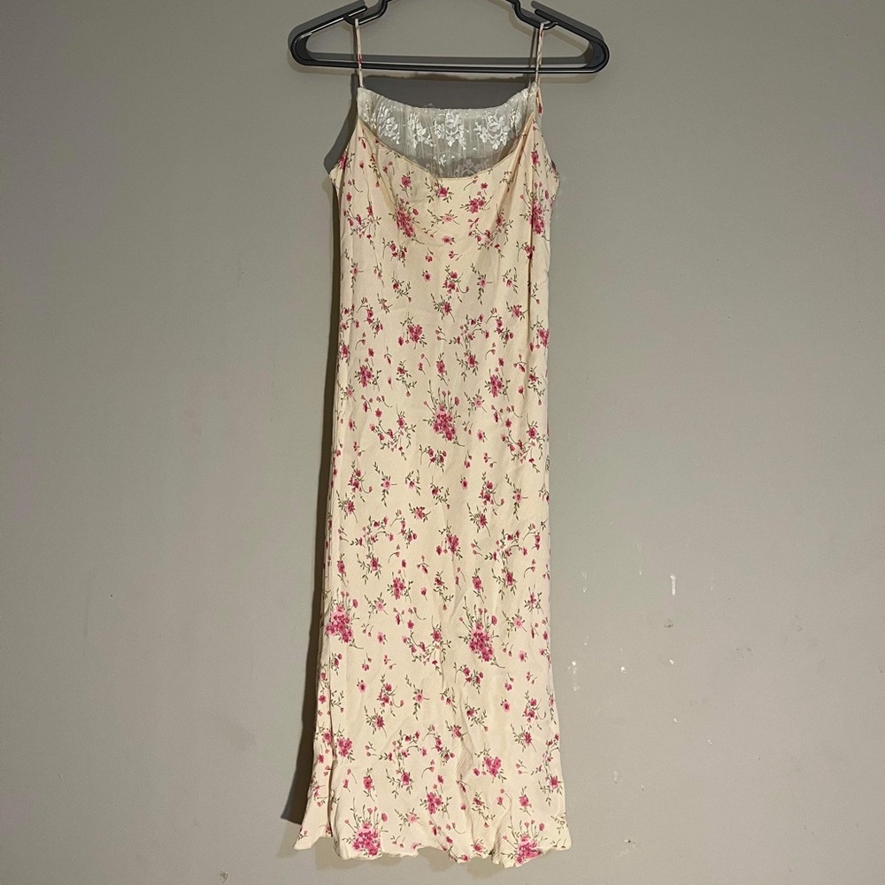 hugo boss buscati collection dress vintage 90s floral dress